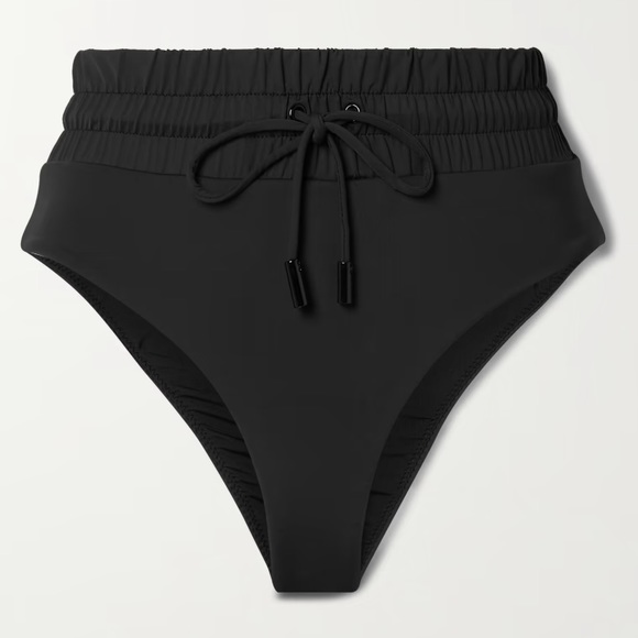 NWT GOOD AMERICAN high waist black bikini size S/M - Picture 5 of 14